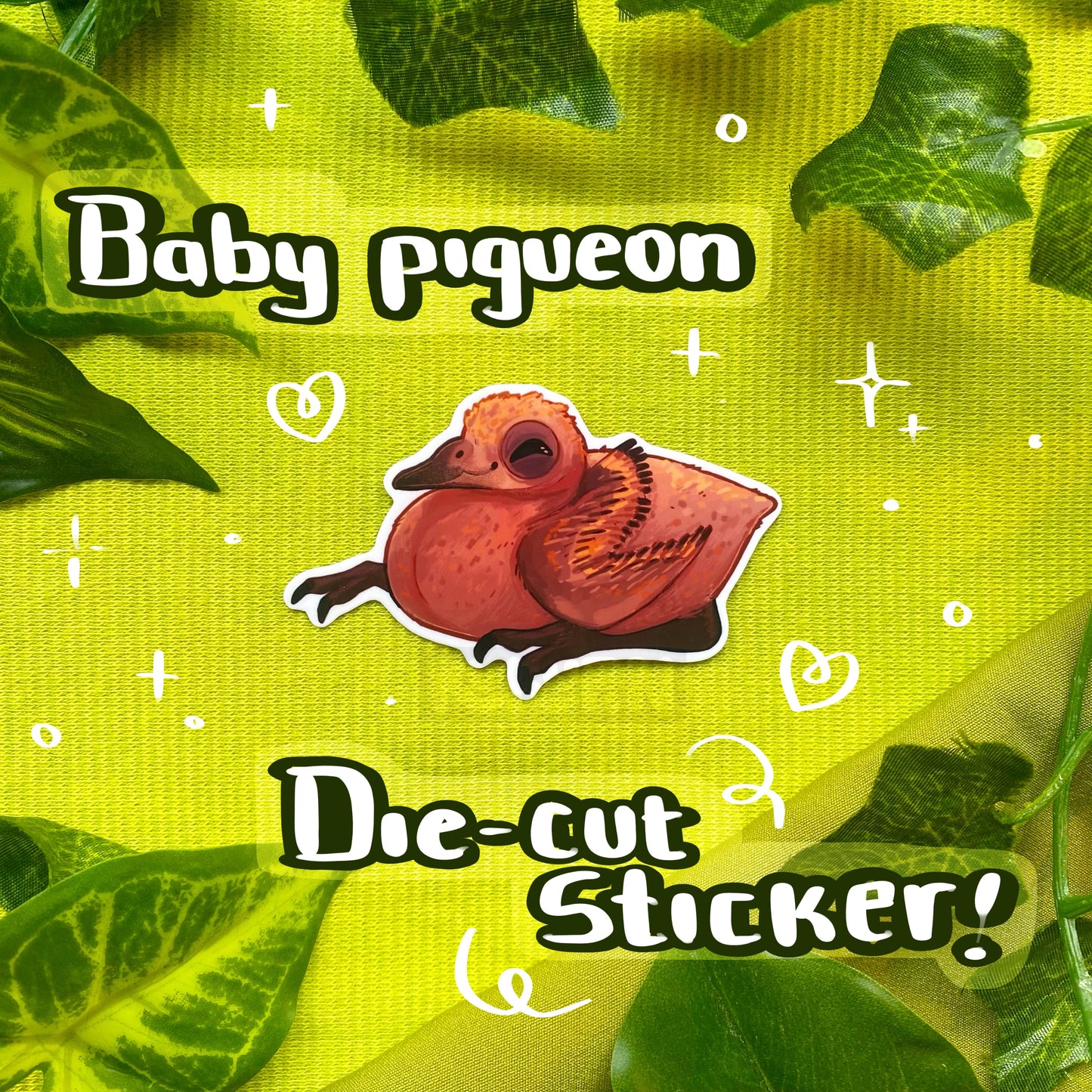 Baby Pigueon | Die Cut Vinyl Sticker