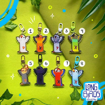 Long Birds Collection | Acrylic Keychain