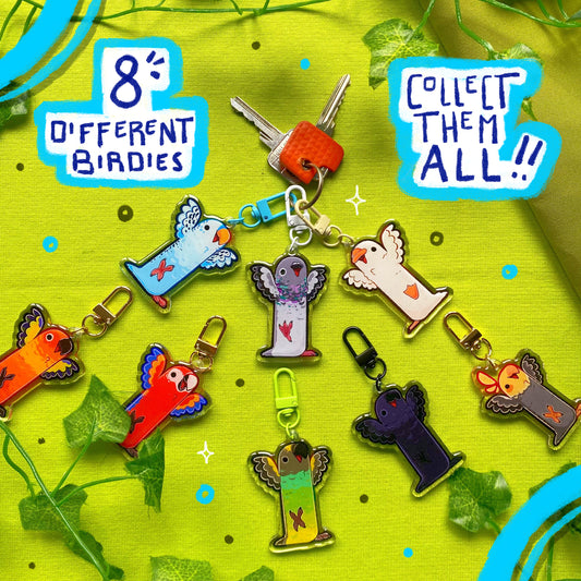 Long Birds Collection | Acrylic Keychain