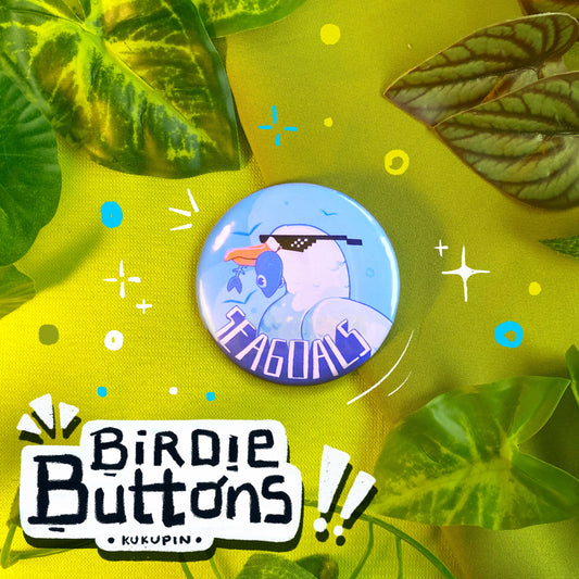 Sea-goals 🐟🔥 | Birdie Buttons | Button Pin