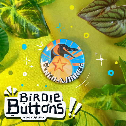 Pengu-Winner 🏆 | Birdie Buttons | Button Pin