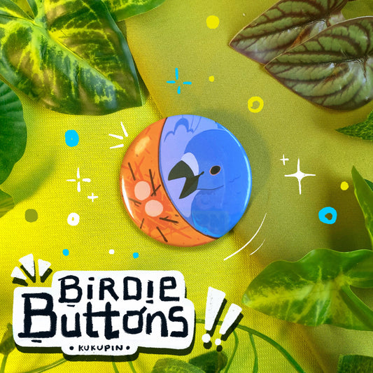 Dove's Nest 🕊️ | Birdie Buttons | Button Pin
