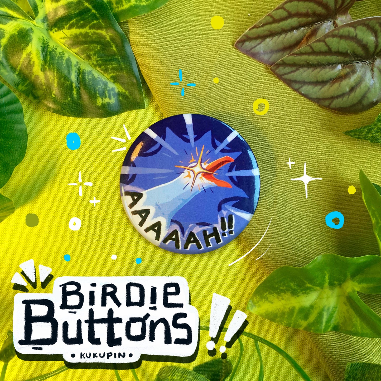 Seagull SCREAM | Birdie Buttons | Button Pin