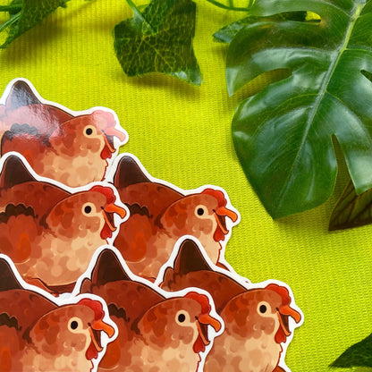 Farm Chicken | Die-Cut Vinyl Sticker | Chicken Farm Collection