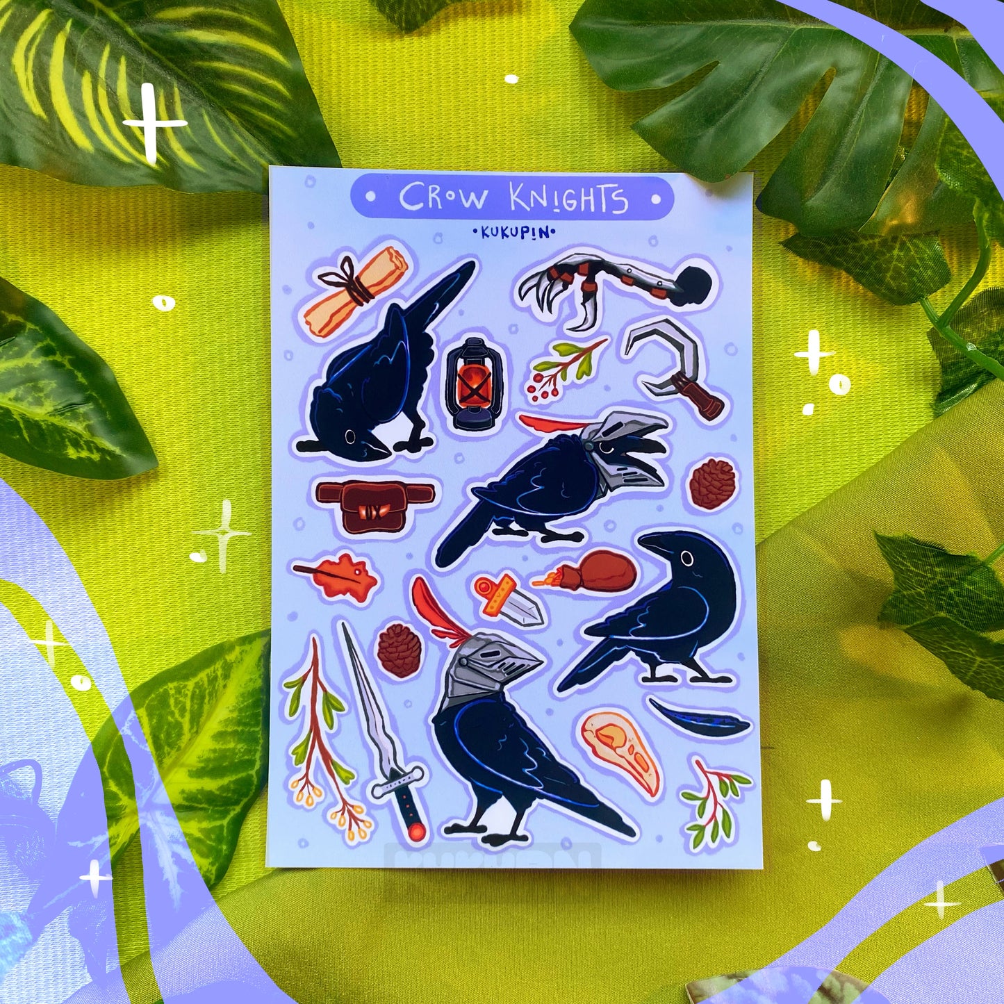 Crow Knights | Matte Sticker Sheet