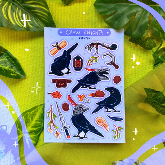 Crow Knights | Matte Sticker Sheet