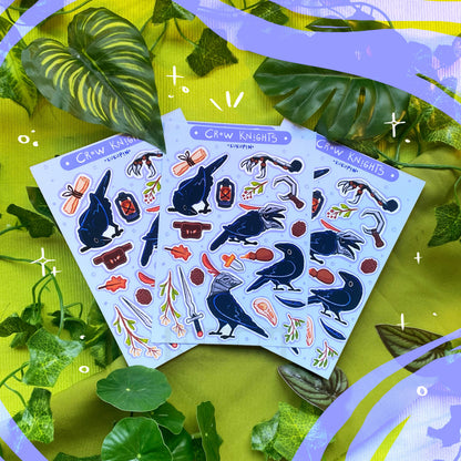 Crow Knights | Matte Sticker Sheet