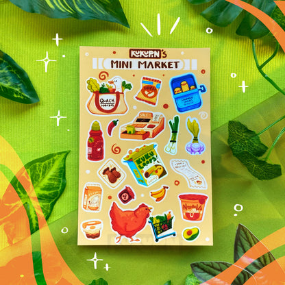 Mini Market | Matte Sticker Sheet