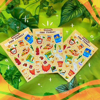 Mini Market | Matte Sticker Sheet