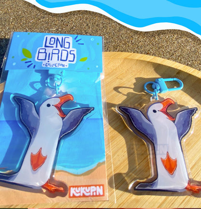 Seagull Keychain | Long Birds Collection!