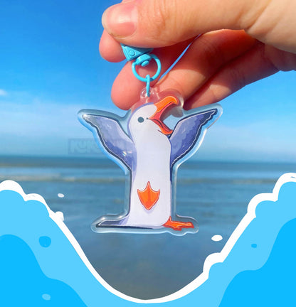 Seagull Keychain | Long Birds Collection!