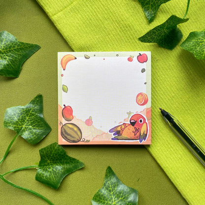 Frutty Conure | Birdy Notepad