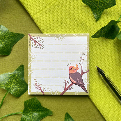 Cockatiel Tree | Birdy Notepad