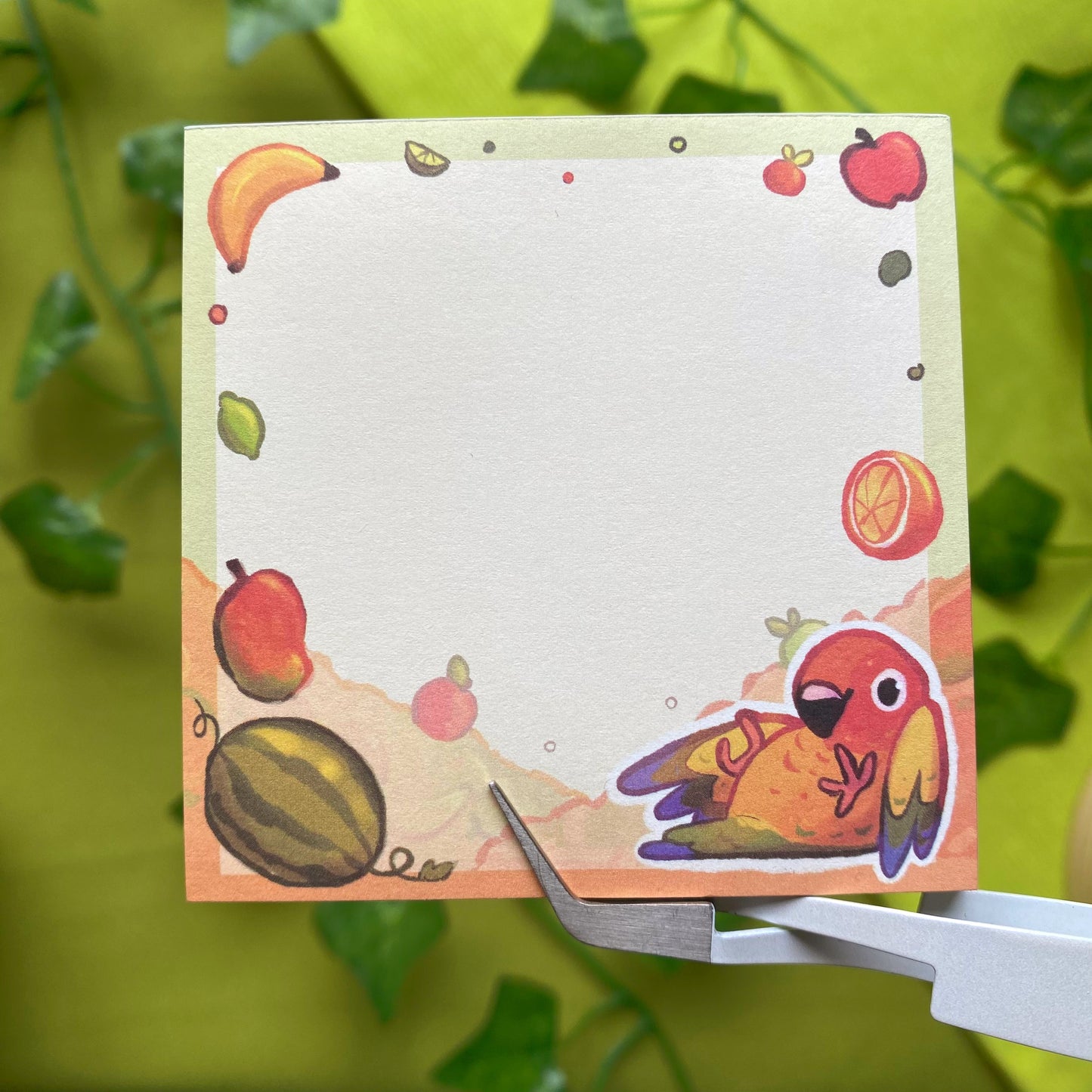 Frutty Conure | Birdy Notepad